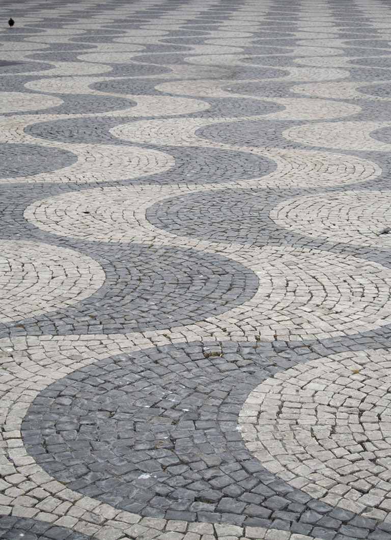 Rossio plaza pavement