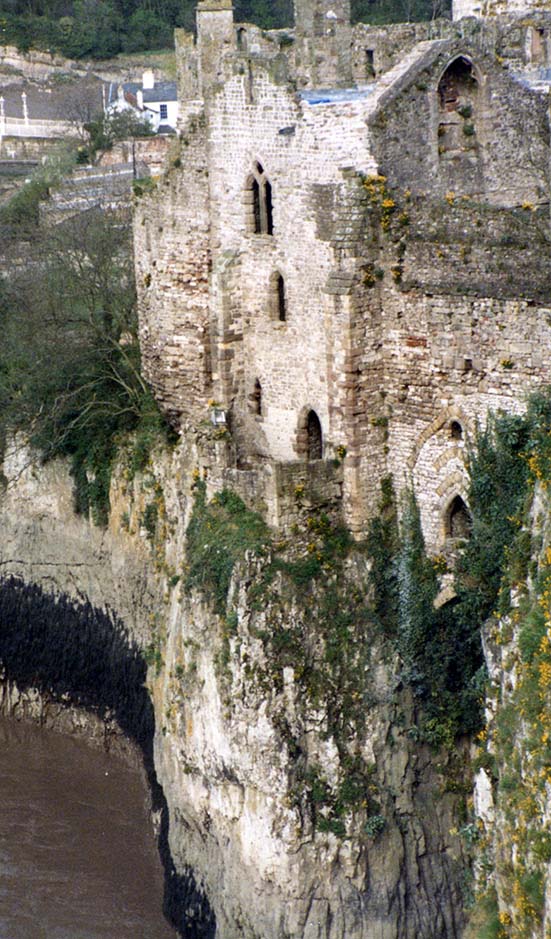 Chepstow on the cliff